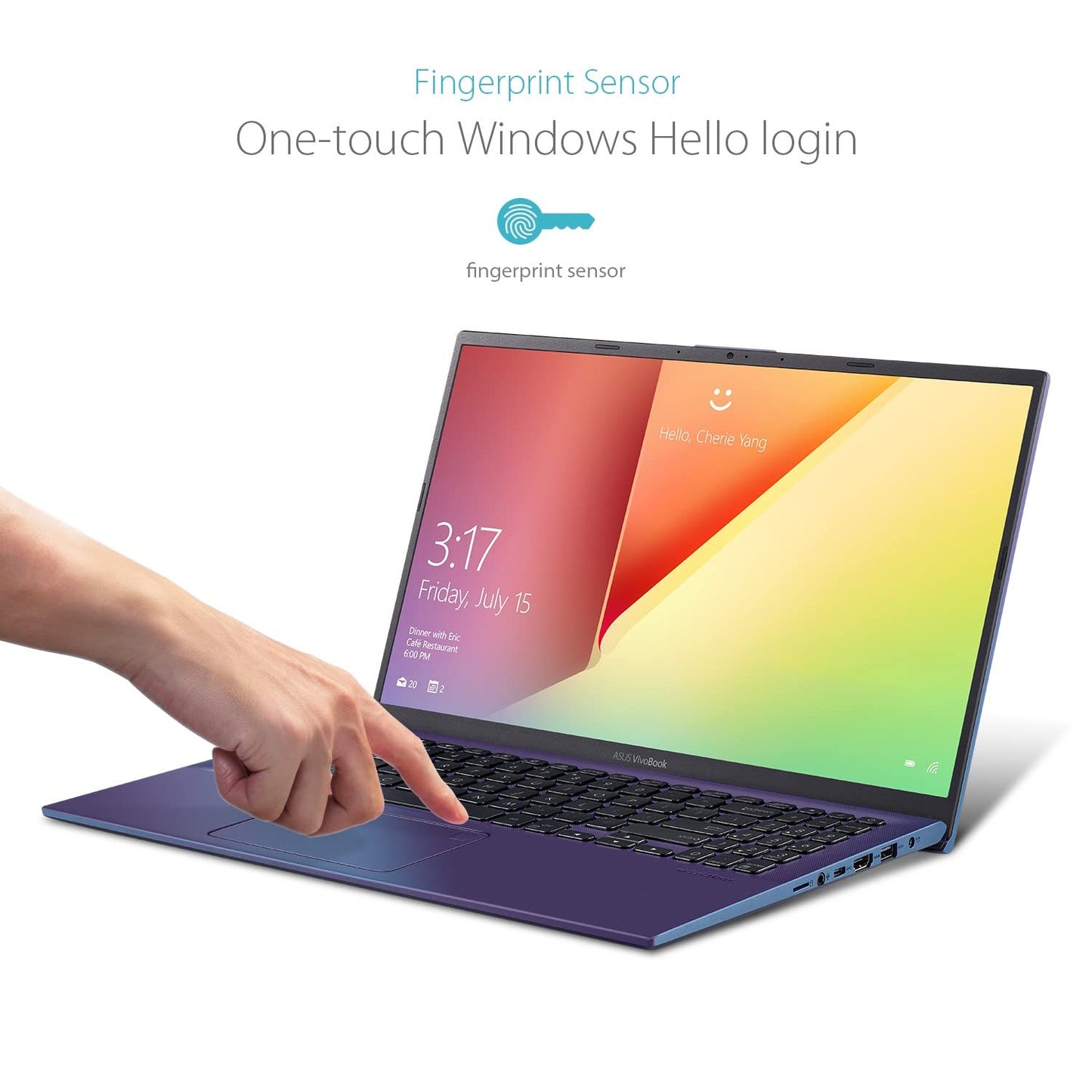 ASUS VIVOBOOK 15, 15.6" (39.62 CM) FHD, AMD DUAL CORE RYZEN 3 3200U, THIN AND LIGHT LAPTOP (8GB/512GB SSD/INTEGRATED GRAPHICS/WINDOWS 11/OFFICE 2021/BLUE/1.68 KG), X512DA-BQ313WS