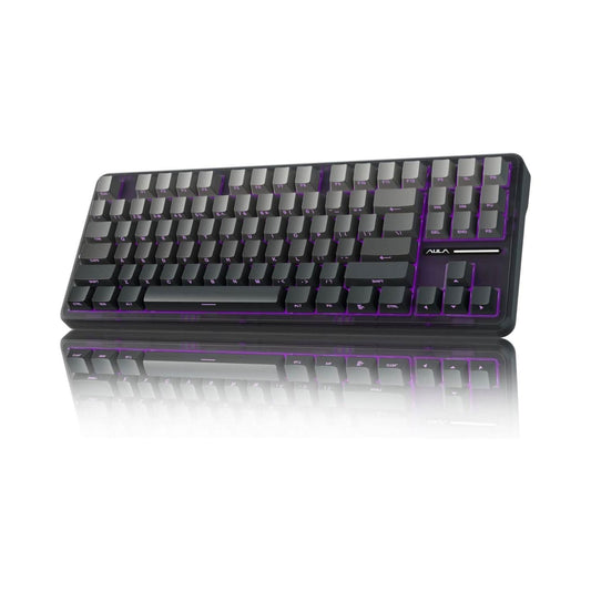 Aula F87 Gradient gray Space crystal Switch Mechanical Gaming Keyboard