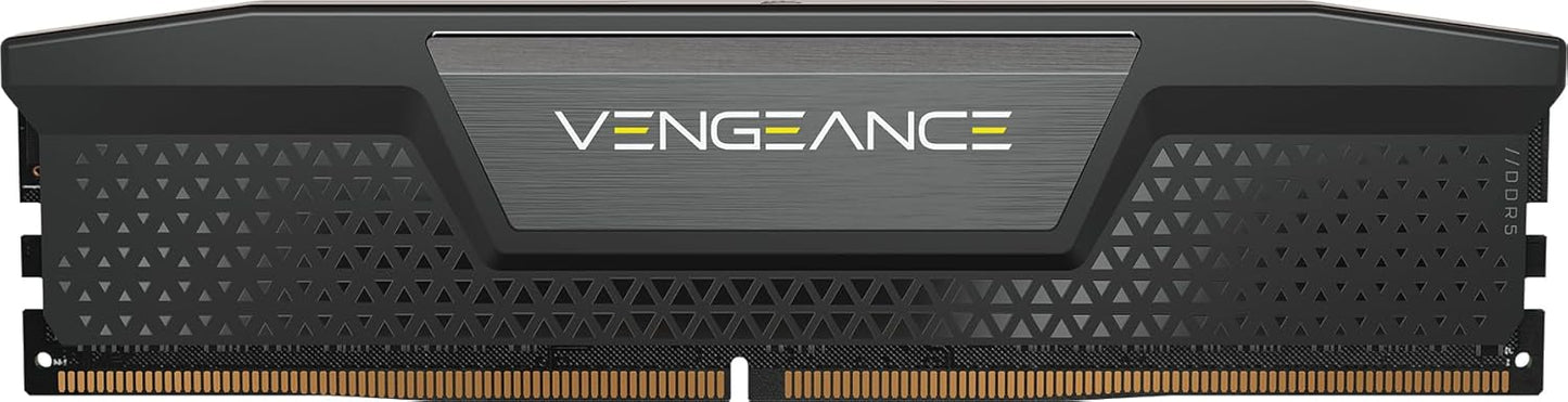 CORSAIR VENGEANCE 32GB RAM (1X32GB) DDR5 DRAM 5600MHZ BLACK CMK32GX5M1B5600C40