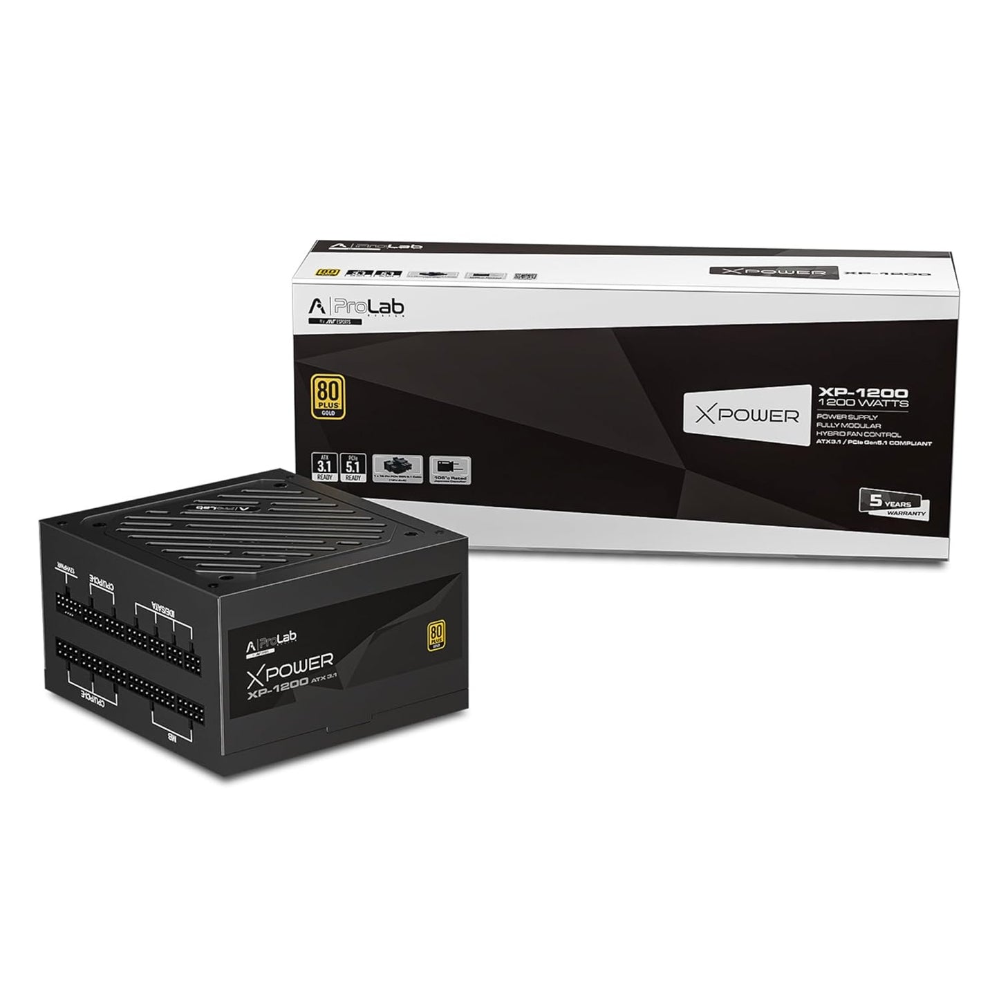 PROLAB DESIGN XPOWER XP-1200 POWER SUPPLY UNIT ATX 3.1