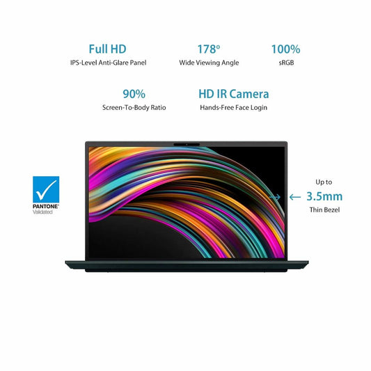 ASUS ZenBook Duo UX481FL-BM5811T Intel Core i5 10th Gen 14 inches FHD T&L Business Laptop (8GB RAM/Windows 10/2GB NVIDIA GeForce MX250 Graphics/ScreenPad Plus/1.50 Kg), Celestial Blue