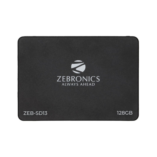 ZEBRONICS SD13 128GB SSD,ULTRA LOW POWER CONSUMPTION, S.M.A.R.T. THERMAL MANAGEMENT AND SILENT OPERATION.