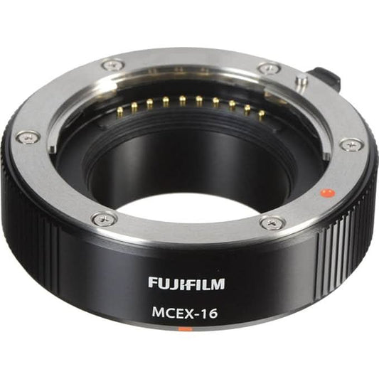 FUJIFILM MCEX-16 MACRO EXTENSION TUBE, BLACK