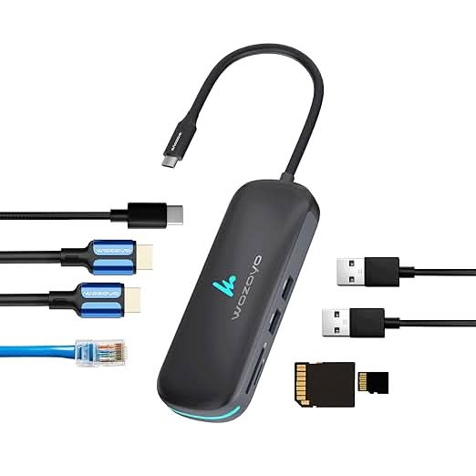 Wozoyo Type C 8 in 1 Docking Station, Series 1