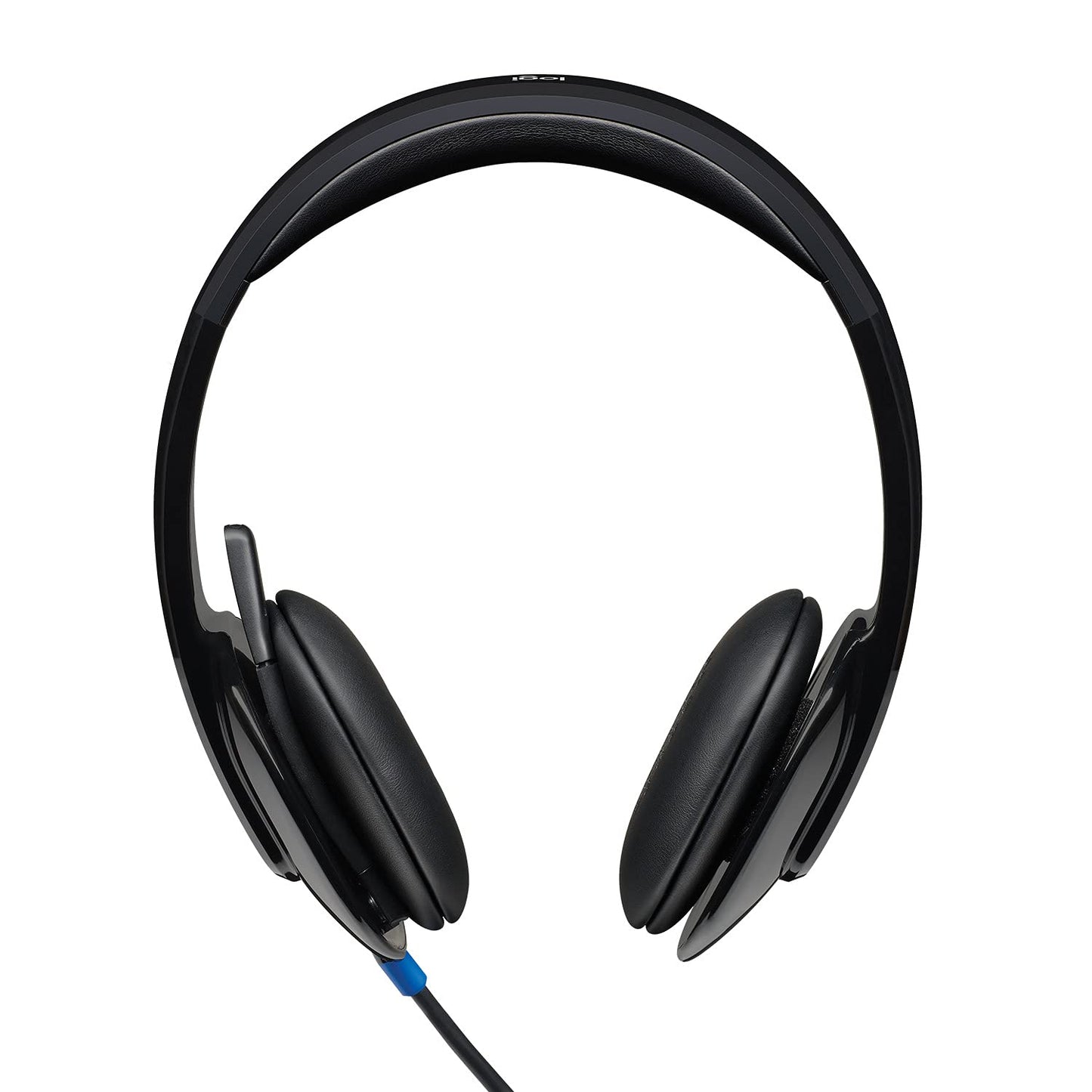 LOGITECH H540 STEREO WIRED ON EAR HEADPHONES WITH MIC WITH NOISE-CANCELLING USB