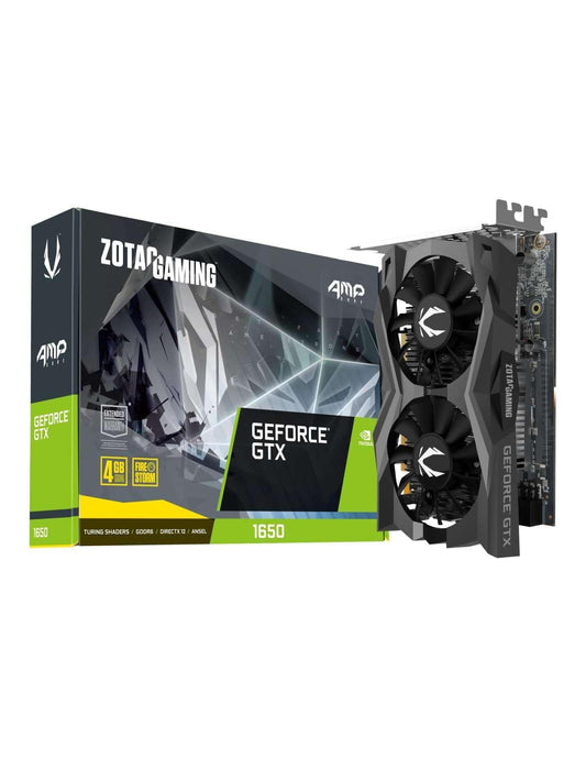 ZOTAC GTX 1650 AMP CORE 4GB GAMING GRAPHICS CARD