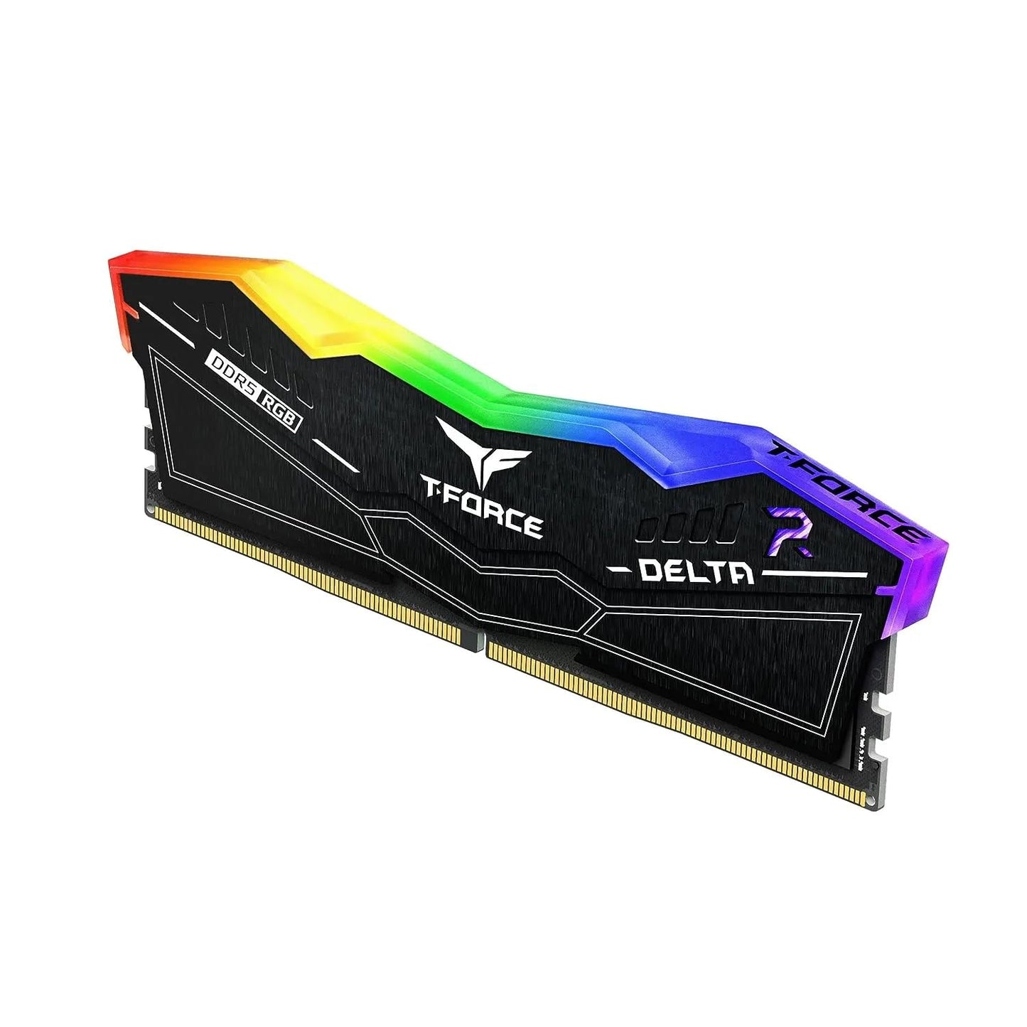 TEAMGROUP T-FORCE DELTA RGB 32GB (32GBX1) DDR5 5600MHZ DESKTOP RAM (BLACK)