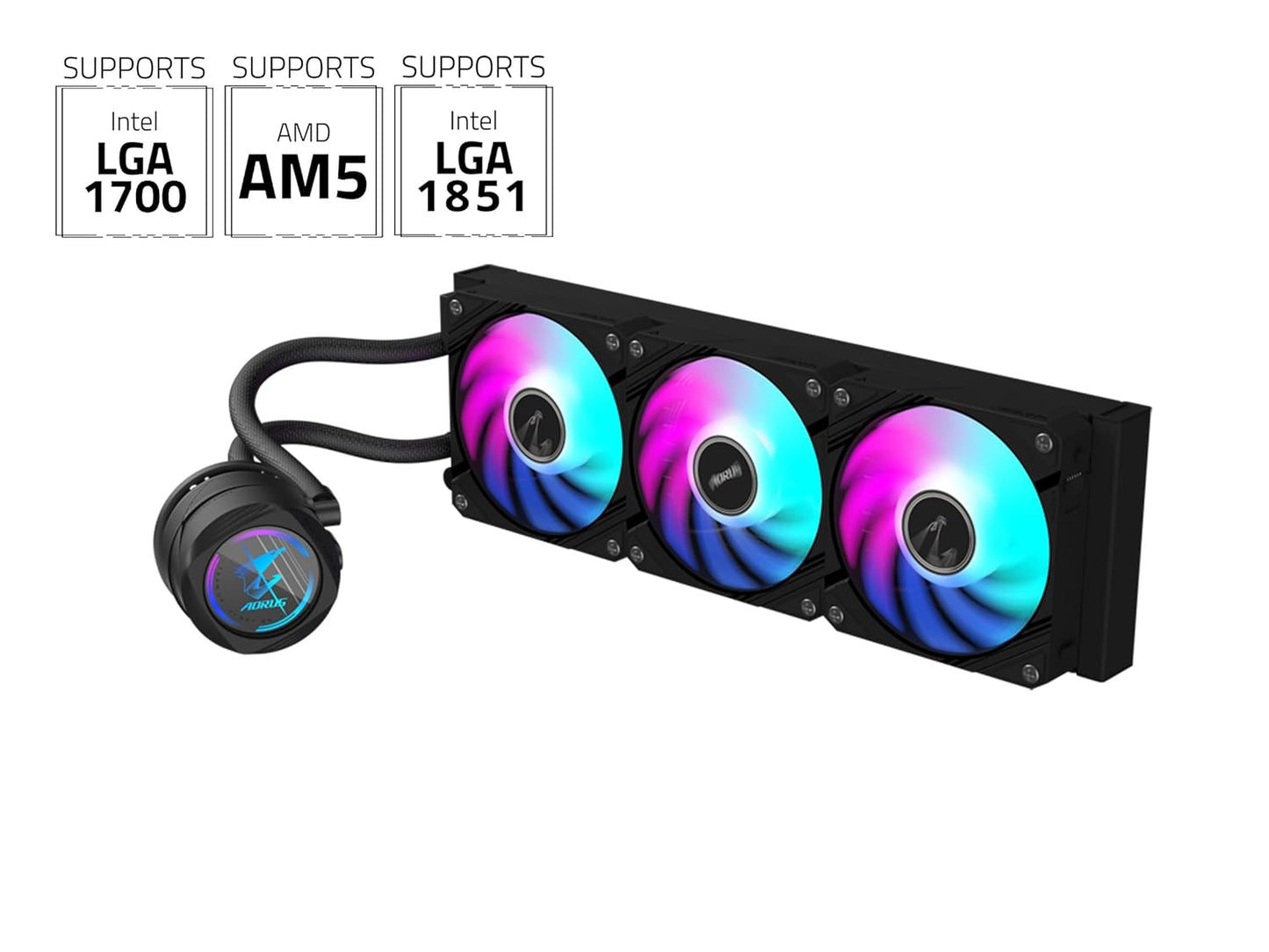 GIGABYTE AORUS WATERFORCE II 360 LIQUID CPU COOLER