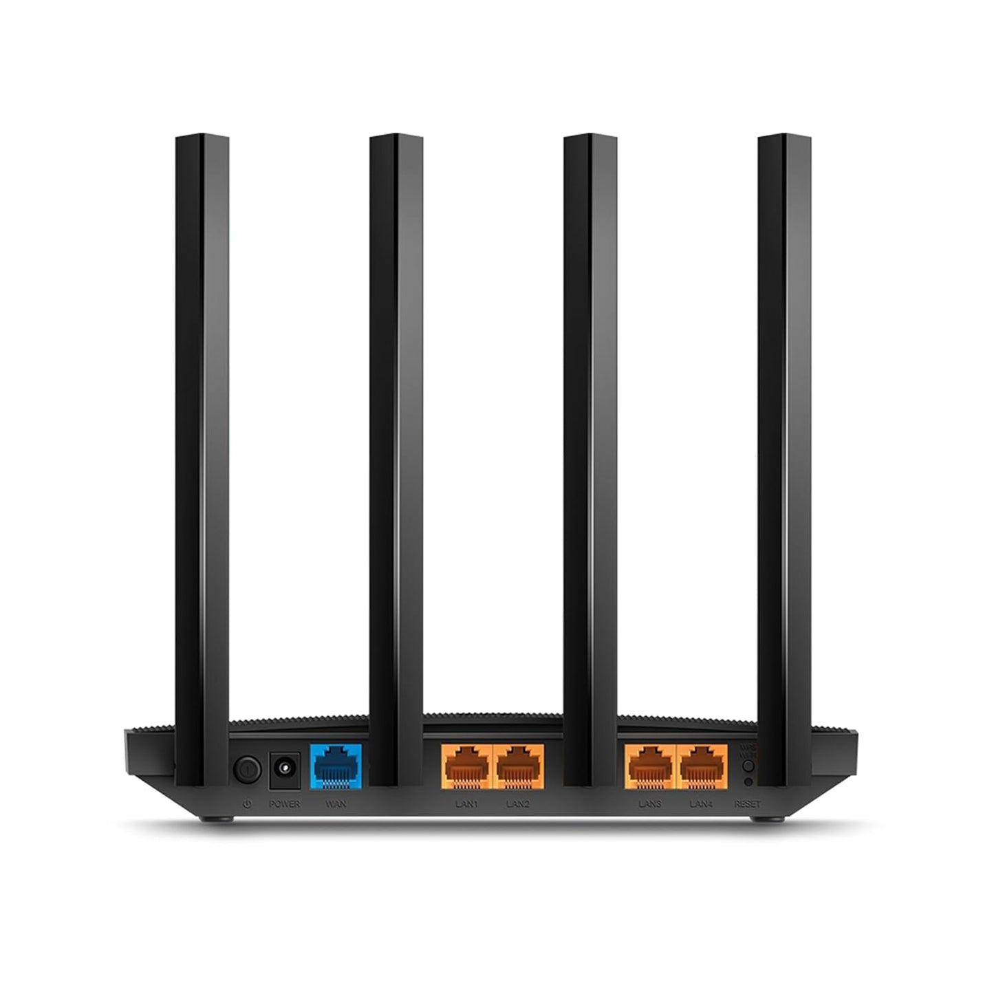 TP-LINK ARCHER AC1200 ARCHER C6 WI-FI SPEED UP TO 867 MBPS/5 GHZ + 400MBPS/2.4 GHZ, 5 GIGABIT PORTS, 4 EXTERNAL ANTENNAS, MU-MIMO, DUAL BAND, WIFI COVERAGE WITH ACCESS POINT MODE, BLACK