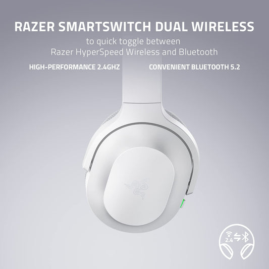 RAZER BARRACUDA - WIRELESS MULTI-PLATFORM GAMING AND MOBILE HEADSET - MERCURY WHITE - FRML PACKAGING