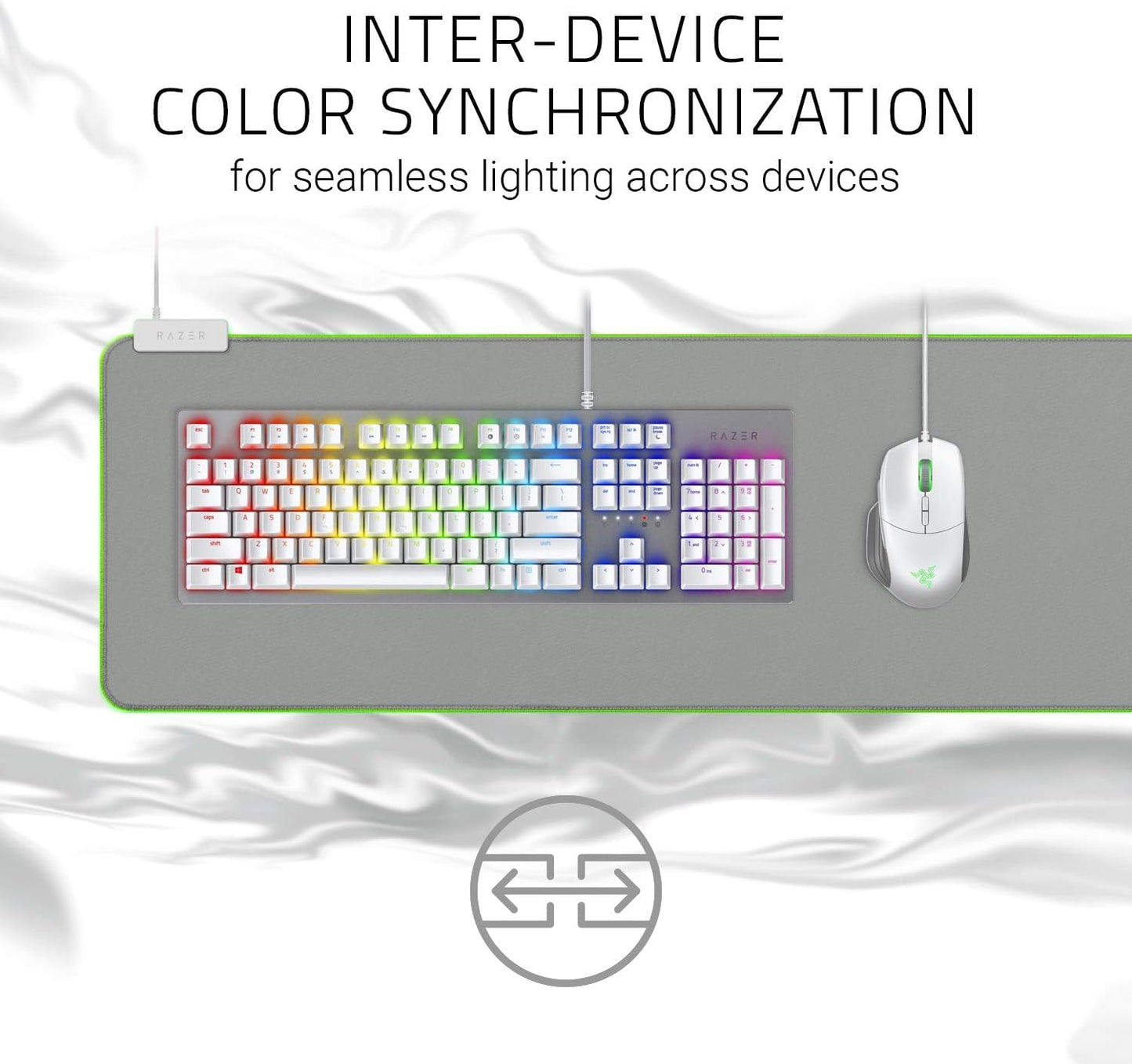 RAZER GOLIATHUS EXTENDED CHROMA - SOFT GAMING MOUSE MAT WITH CHROMA MERCURY