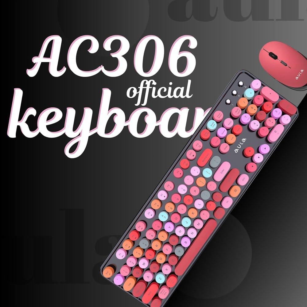 AULA AC306 MIX BLACK OFFICIAL KEYBOARD