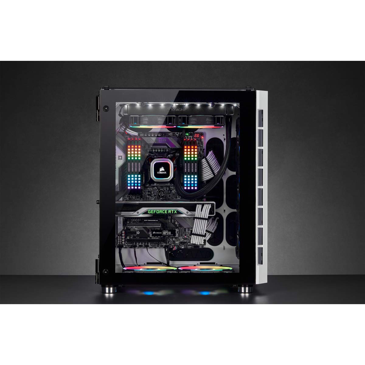 CORSAIR CRYSTAL SERIES 680X MID-TOWER ATX CABINET WHITE