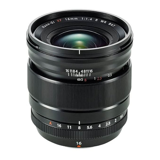 FUJIFILM FUJINON XF 16MM F1.4 R WIDE ANGLE PRIME LENS FOR STREET|LANDSCAPES (FULL FRAME EQUIVALENT = 24MM) WITH 2+1* YEAR WARRANTY