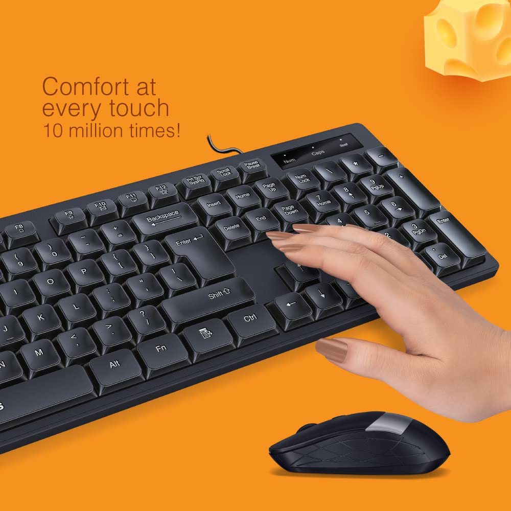 FINGERS CHEESY COMBO WIRED KEYBOARD AND MOUSE SET