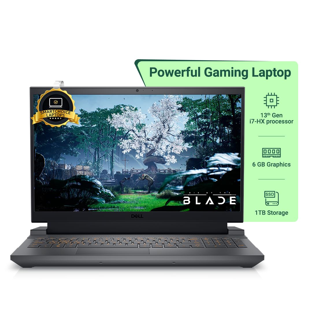 DELL G15 5530 [CI7-13650HX/16GB/1TB SSD/WIN11 HOME+MS24/15.6"/6GB-RTX3050 GRAPHICS/1 YEAR(S)/BLACK]