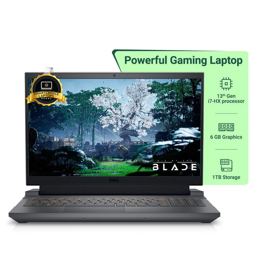 DELL G15 5530 [CI7-13650HX/16GB/1TB SSD/WIN11 HOME+MS24/15.6"/6GB-RTX3050 GRAPHICS/1 YEAR(S)/BLACK]