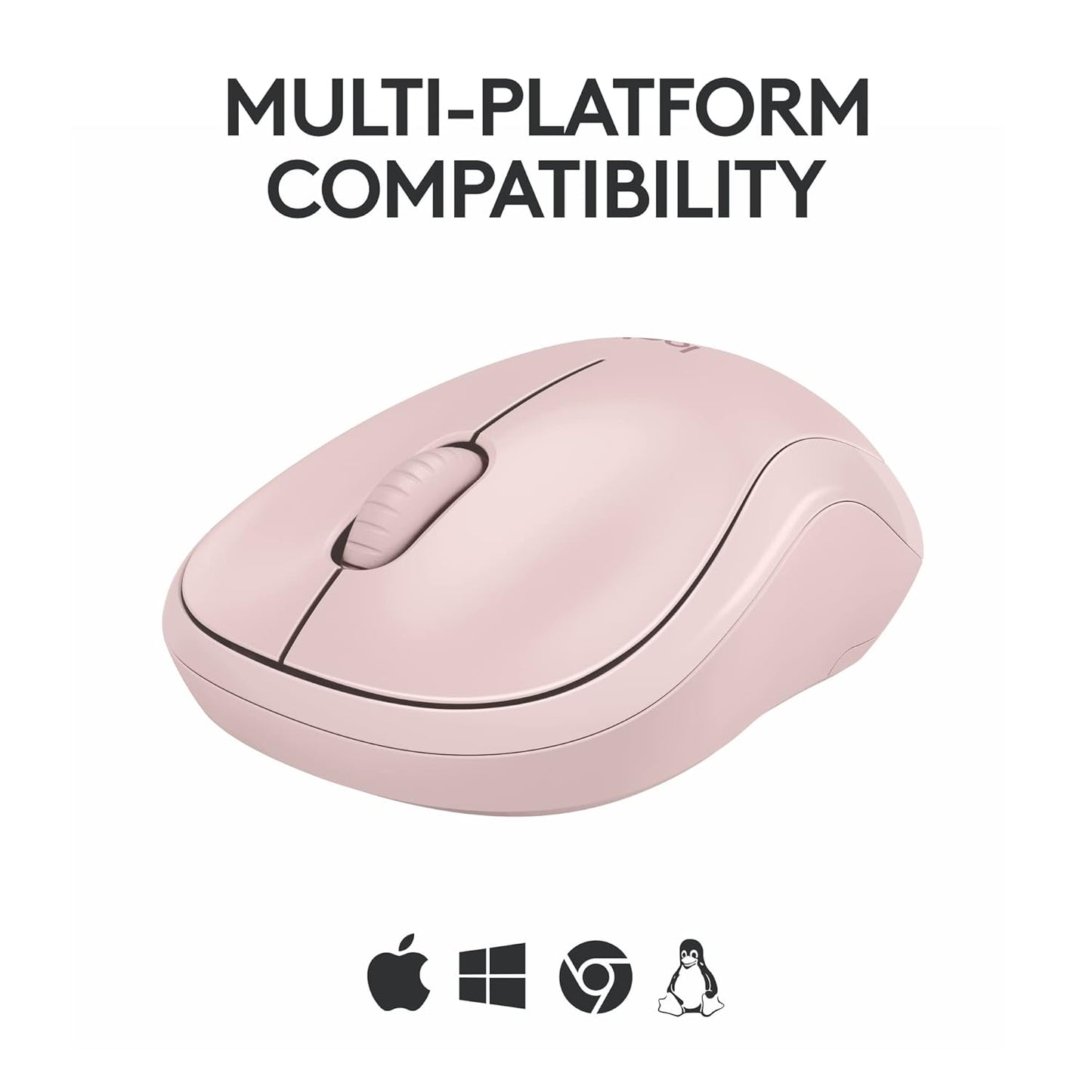 LOGITECH M240 SILENT BLUETOOTH MOUSE, WIRELESS ROSE