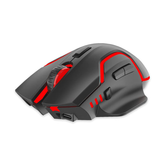 ANT ESPORTS GM320 PRO OPTICAL WIRELESS GAMING MOUSE WITH RGB LED BACKLIT LIGHTING, 3200 DPI OPTICAL SENSOR, TYPE- C CHARGING PORT - BLACK