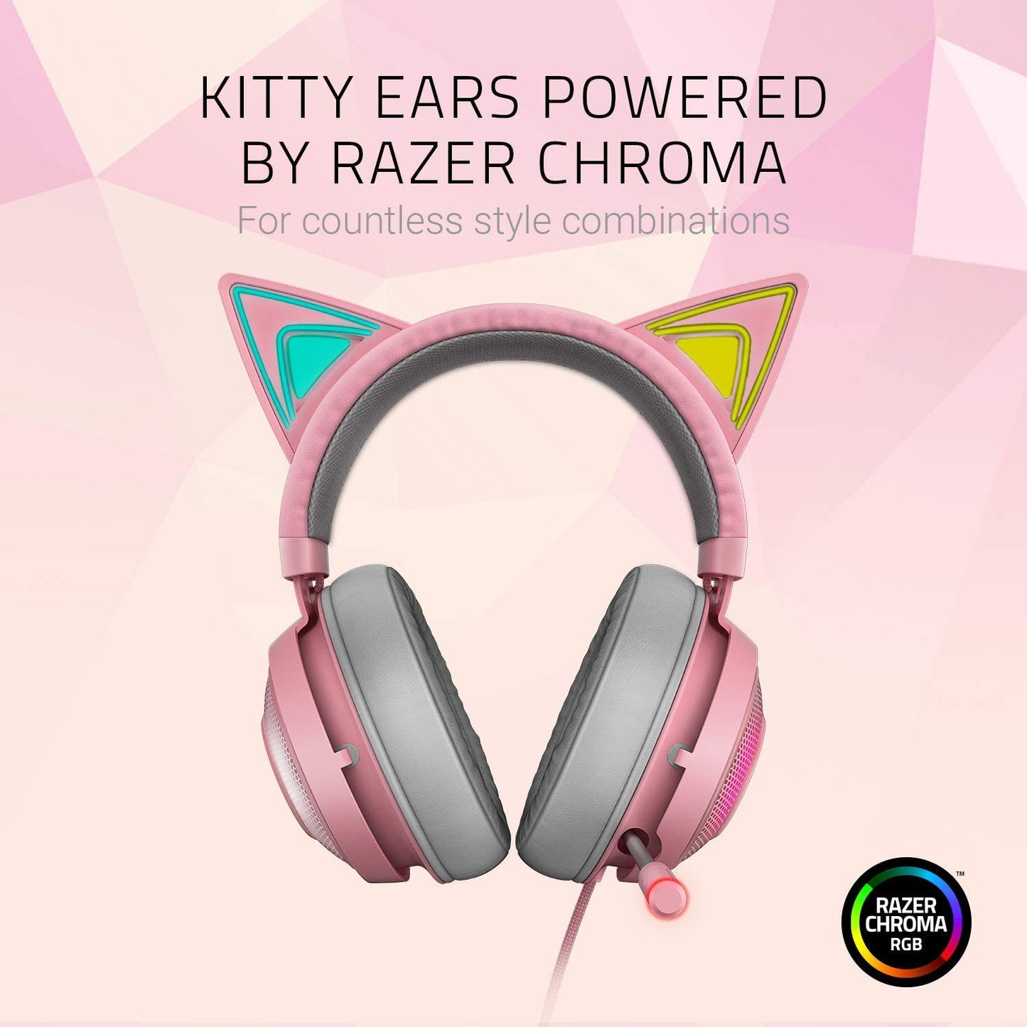 RAZER KRAKEN KITTY - CHROMA USB GAMING HEADSET - QUARTZ