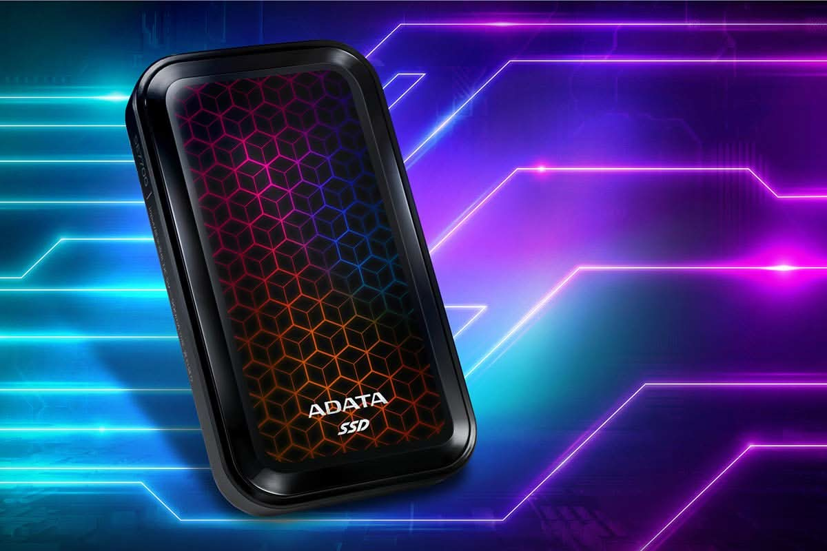 ADATA SE770G 512GB EXTERNAL SSD ASE770G-512GU32G2-CBK