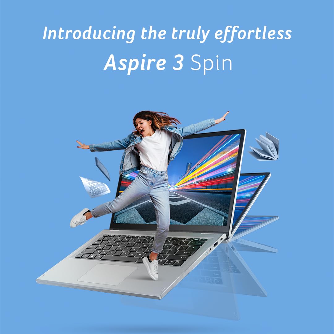 ACER ASPIRE 3 A3SP14-31PT NX.KENSI.003 [CI3-N305 14TH GEN/8GB/512GB SSD/WIN11 HOME/14.0 INCH TOUCH/INTEGRATED GRAPHICS /1 YEAR(S)/SILVER]
