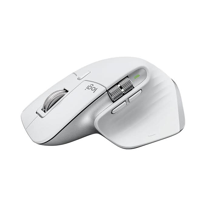 LOGITECH MX MASTER 3S PALE GRAY WIRELESS MOUSE