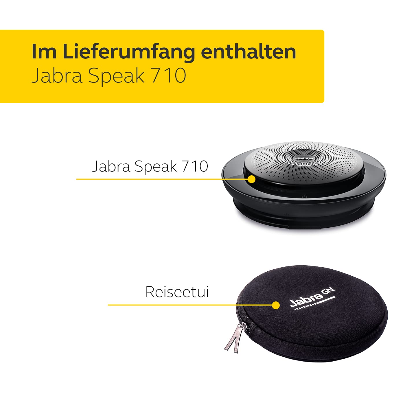 Jabra Speak 710 MS with Link 370 Bluetooth Speakerphones