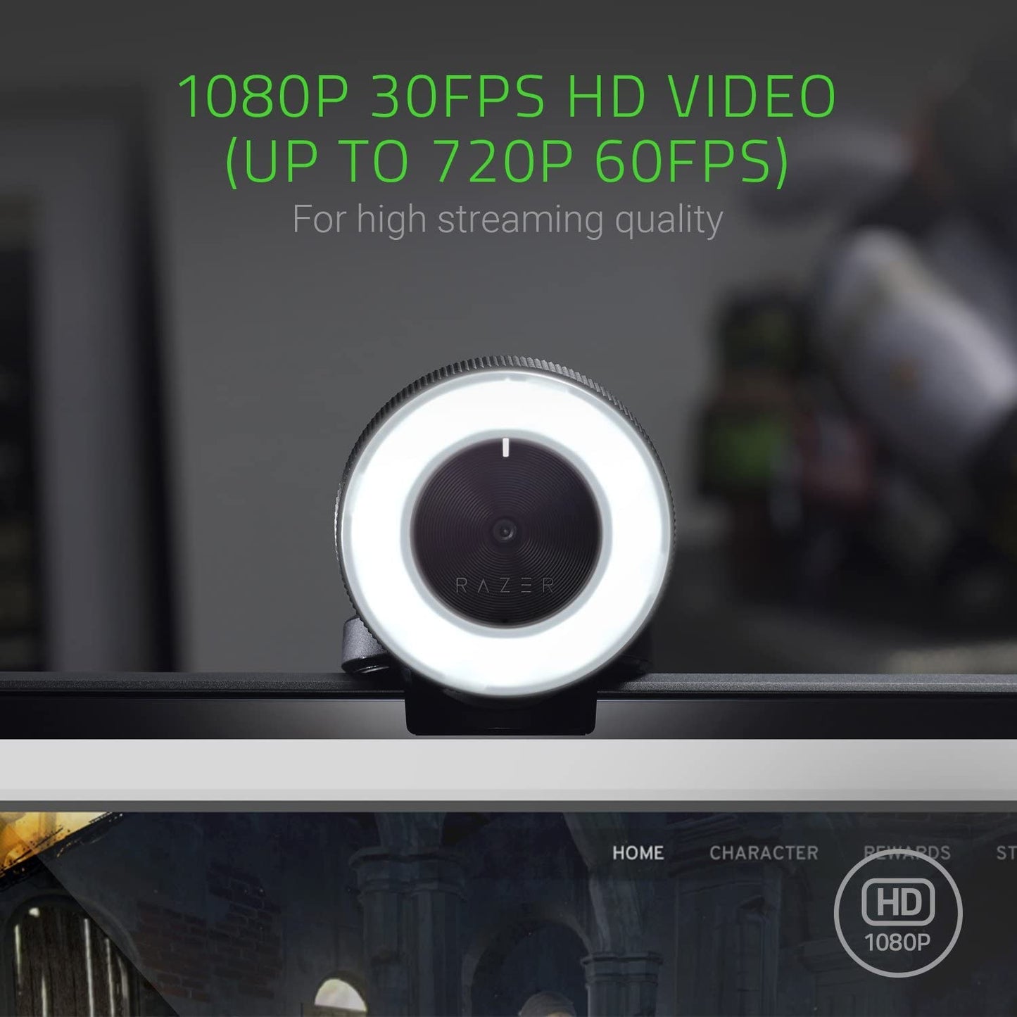 RAZER KIYO - DESKTOP CAMERA FOR STREAMING WITH ILLUMINATION - FRML