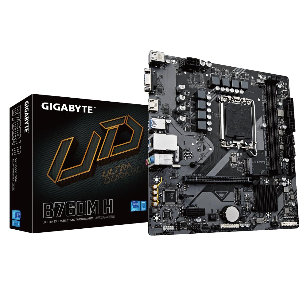 GIGABYTE B760M H DDR5 MOTHERBOARD