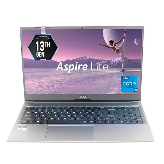 ACER ASPIRE LITE13TH GEN INTEL CORE I5-1334U PROCESSOR LAPTOP (WINDOWS 11 HOME/16GB RAM/512 GB SSD/INTEL UHD GRAPHICS) AL15-53 WITH 39.6 CM (15.6") FULL HD TN DISPLAY, BACKLIT KEYBOARD, STEEL GRAY UN.34ESI.00H