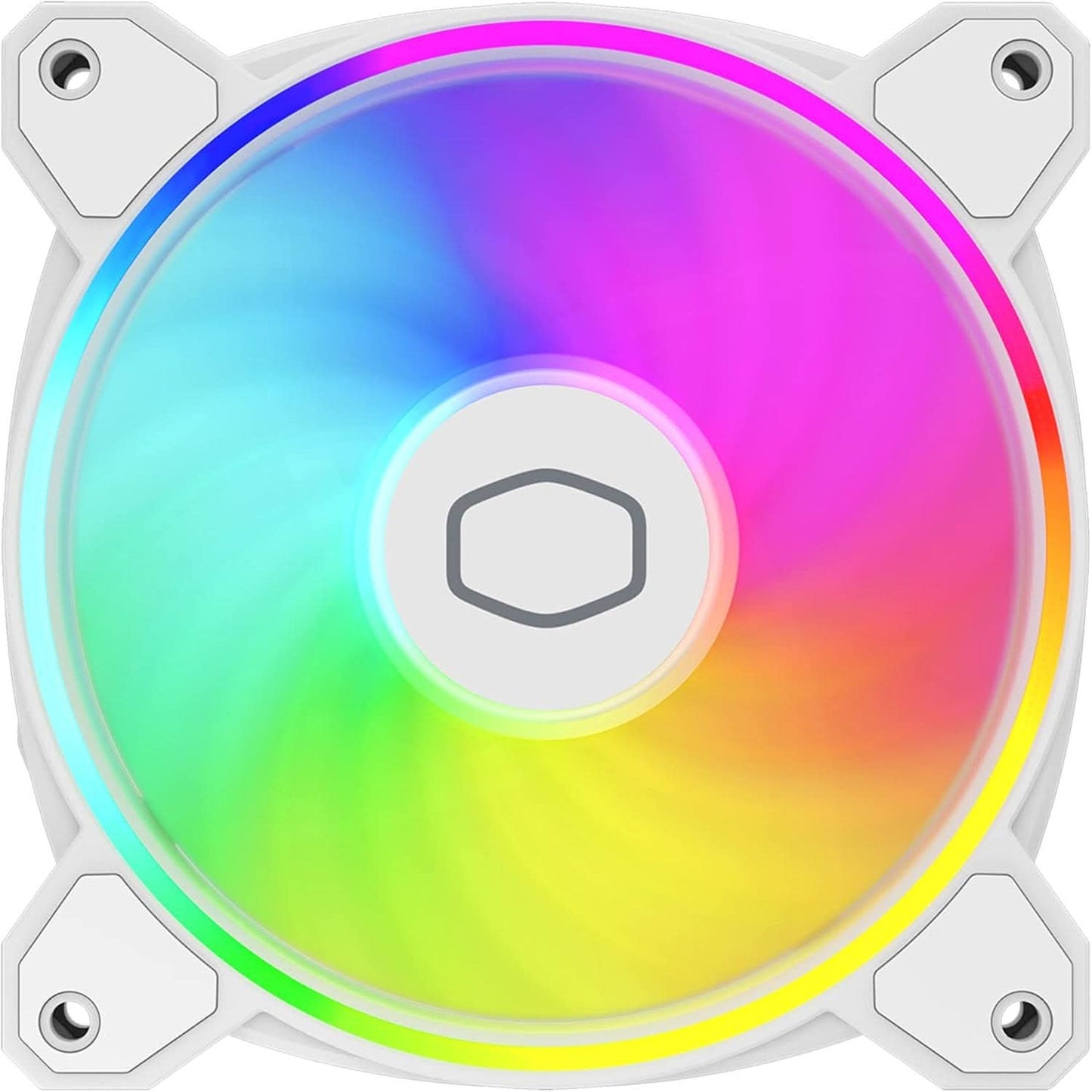 Cooler Master MasterFan MF120 Halo 2 Case Fan - 120mm White Fan