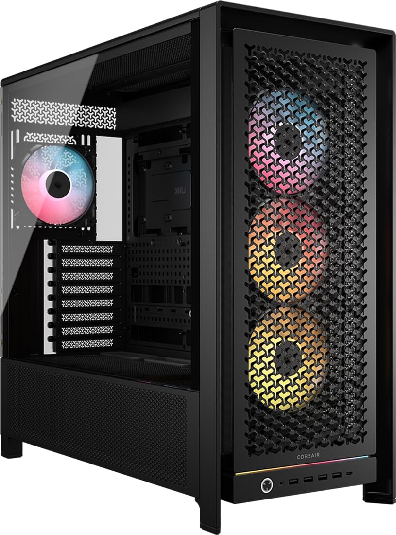 CORSAIR Frame 5000D RS ARGB Modular Mid-Tower PC Case, Black-CC-9011309-WW
