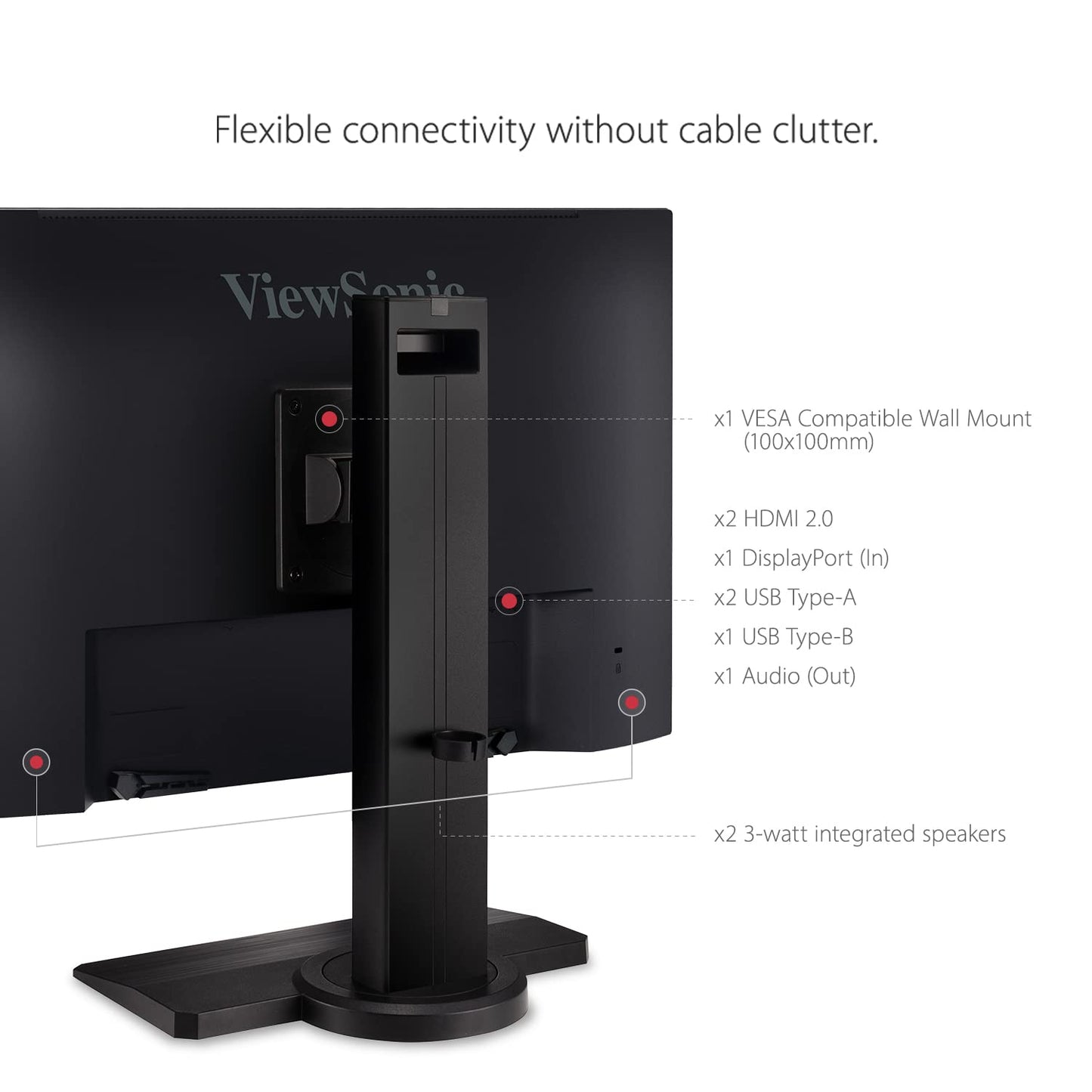 ViewSonic 60.96 Cm (24") FHD Fast IPS 240Hz 0.5ms Premium Gaming Monitor,Blur Busters 2.0 Certified, VESA HDR 400, Height Adjustment, Tilt, Pivot, Swivel, HDMI,DP, USB A,B &104% sRGB-XG2431