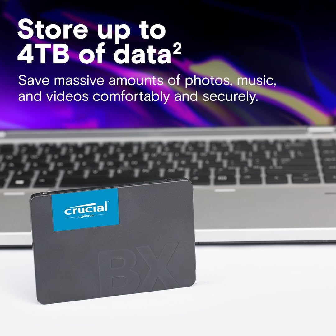 CRUCIAL BX500 4000GB SATA 2.5 INCH SSD CT4000BX500SSD1
