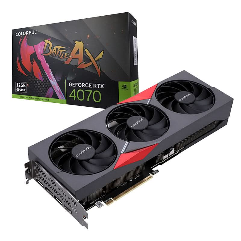 Colorful RTX 4070 NB EX-V Battle AX 12GB Graphics Card