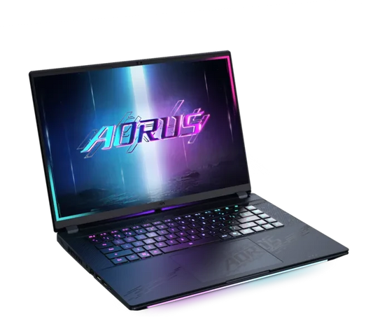 Gigabyte MASTER 16 8XJJ4INE64SH Gaming Laptop, AMD Ryzen 9 8940HX, 32GB DDR5 RAM, 1TB SSD, 16 Inch WQXGA 240Hz OLED Display, GeForce RTX 5070 Ti 12GB, Windows 11