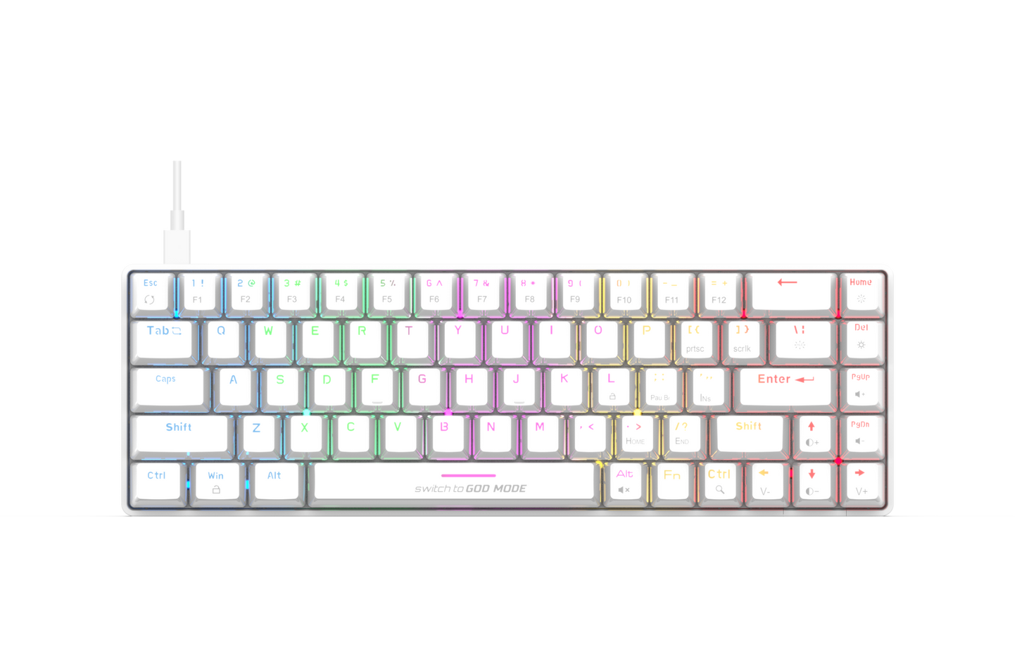 COSMIC BYTE CB-GK-36 ARTEMIS (WHITE) GAMING KEYBOARD