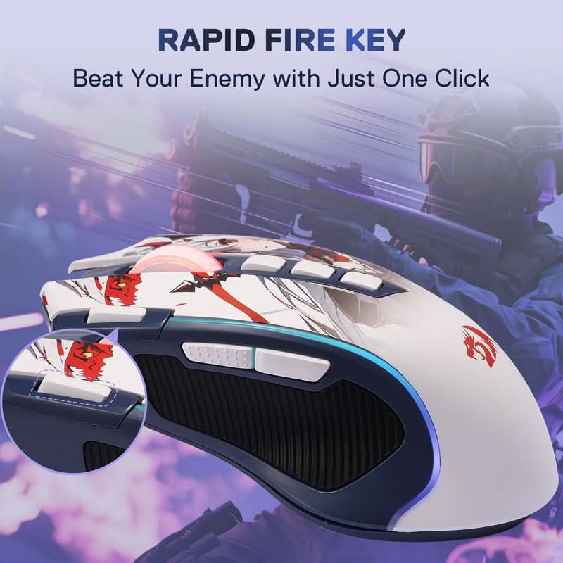Redragon Predator Pro M612 Pro Anime Gaming Mouse