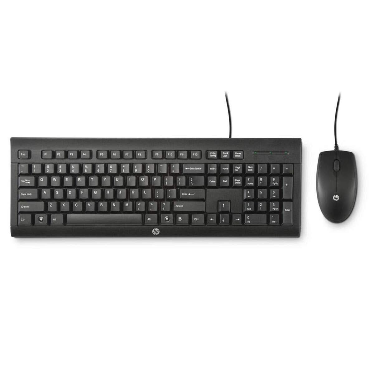 HP C2500 MULTIMEDIA SLIM USB WIRED KEYBOARD AND OPTICAL MOUSE COMBO (J