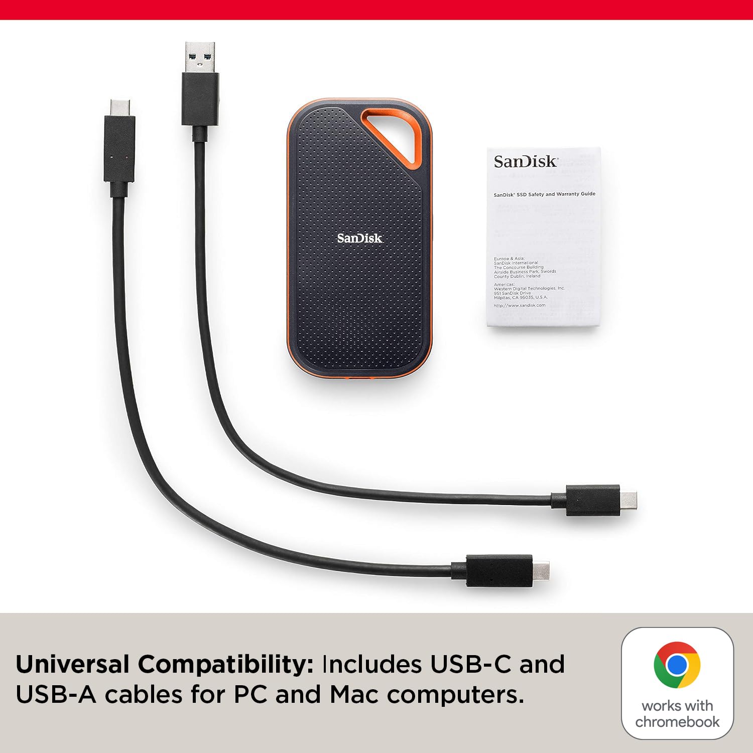SANDISK 4TB EXTREME PRO E81 PORTABLE SSD SDSSDE81-4T00-G25
