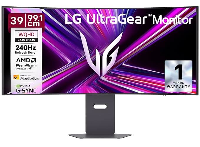 LG 39GX900A 39 Inch Ultragear OLED Curved Gaming Monitor Black