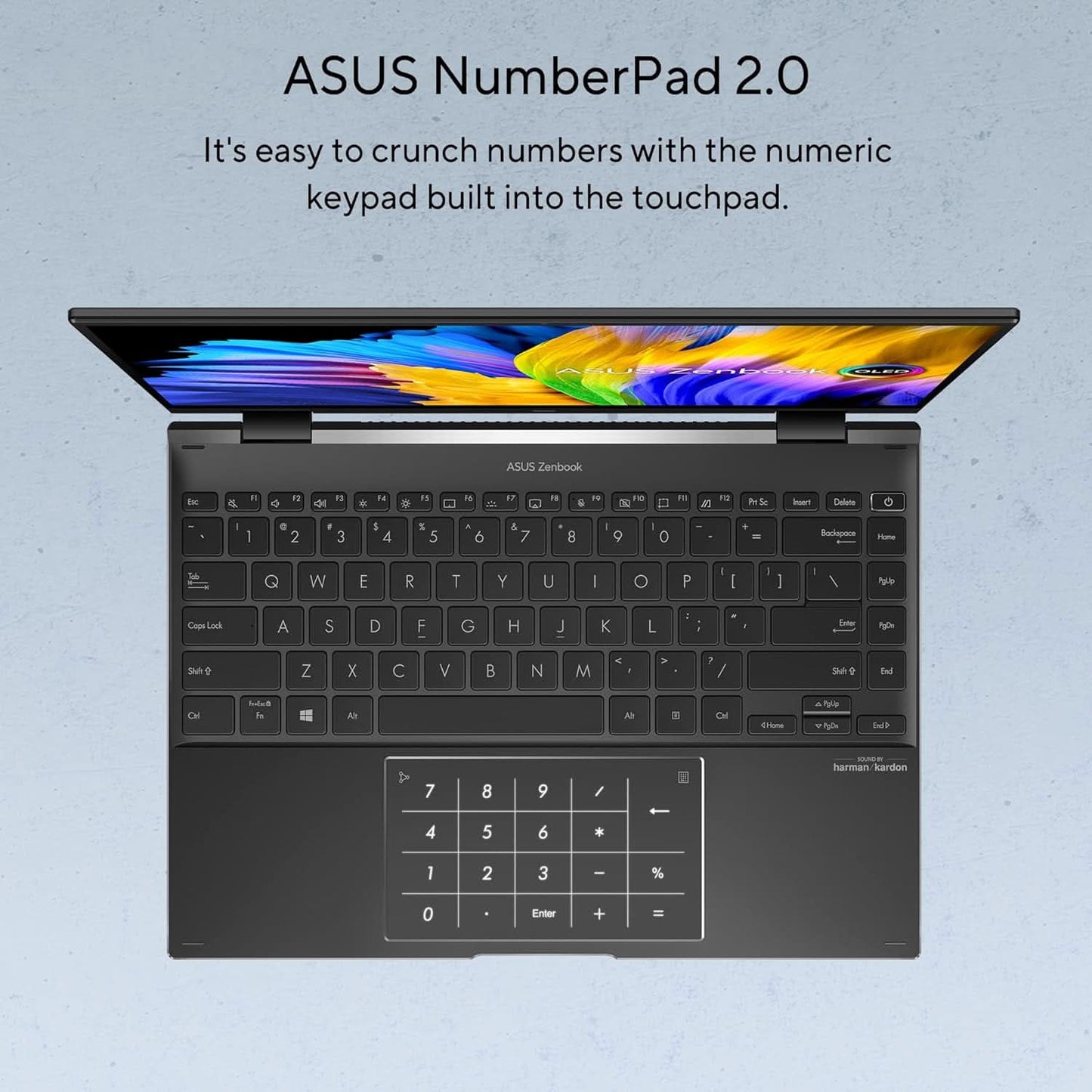 ASUS Zenbook 14 Flip OLED (2022), 14-inch (35.56 cm) 2.8K OLED Touch 90Hz, AMD Ryzen 7 5800H, 2-in1 Laptop (16GB/1TB SSD/Office 2021/Windows 11/Integrated Graphics/Black/1.4 kg), UN5401QA-KN701WS