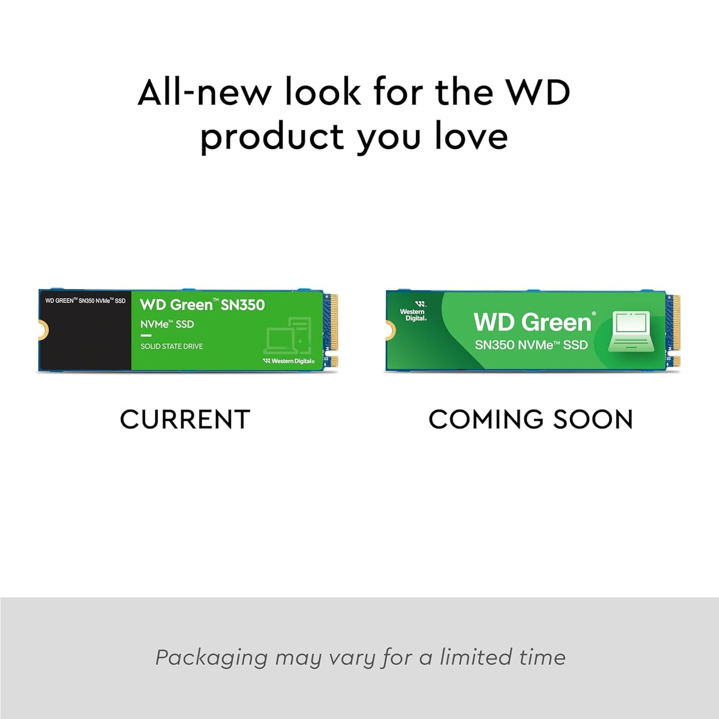 WESTERN DIGITAL GREEN SN350 NVME 1TB, (WDS100T3G0C)