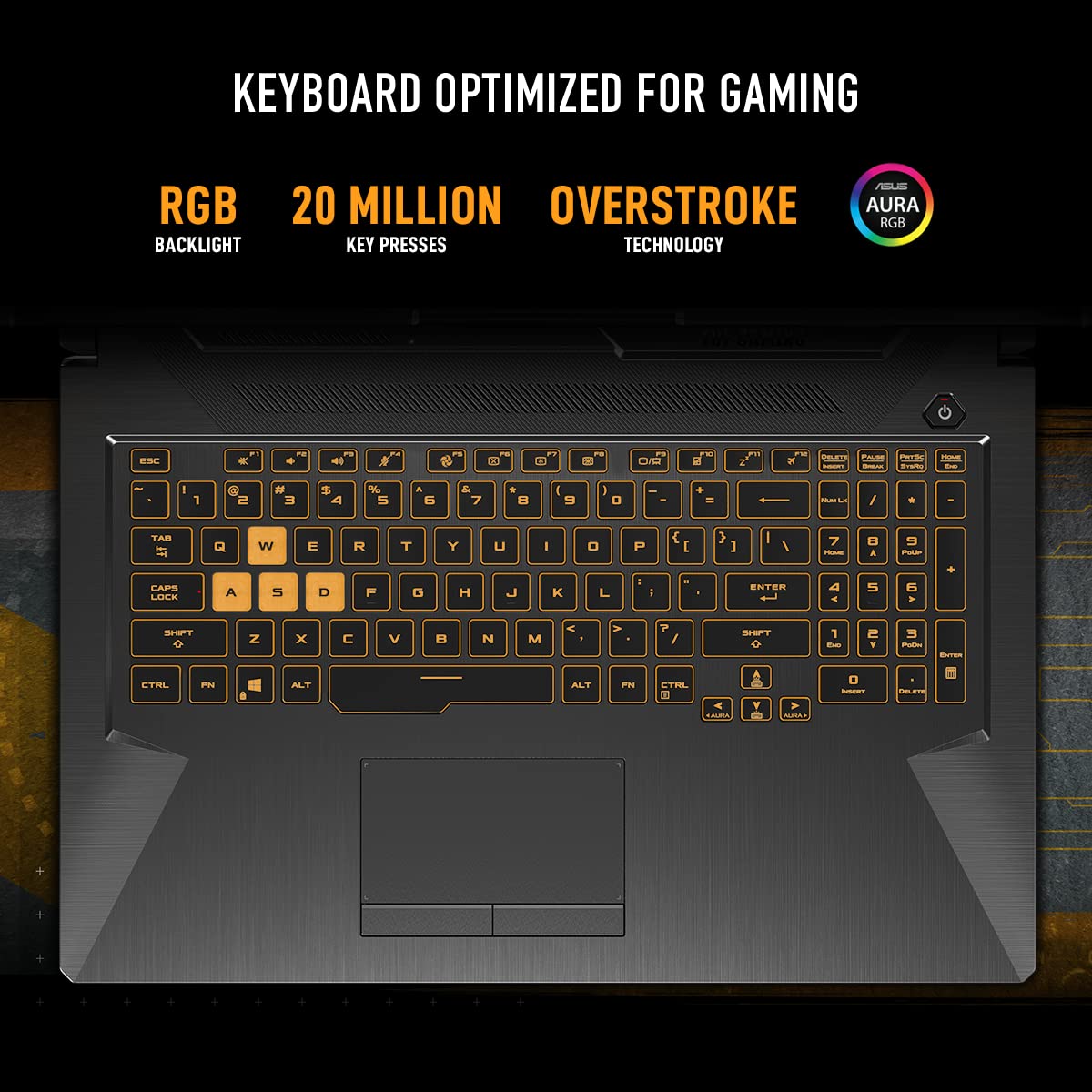 ASUS TUF GAMING A15, GAMING LAPTOP, AMD RYZEN 5 7535HS, RTX 3050 GPU (16GB/512GB/39.62 CMS (15.6) FHD/WINDOWS 11 HOME) FA566NC-HN083WS