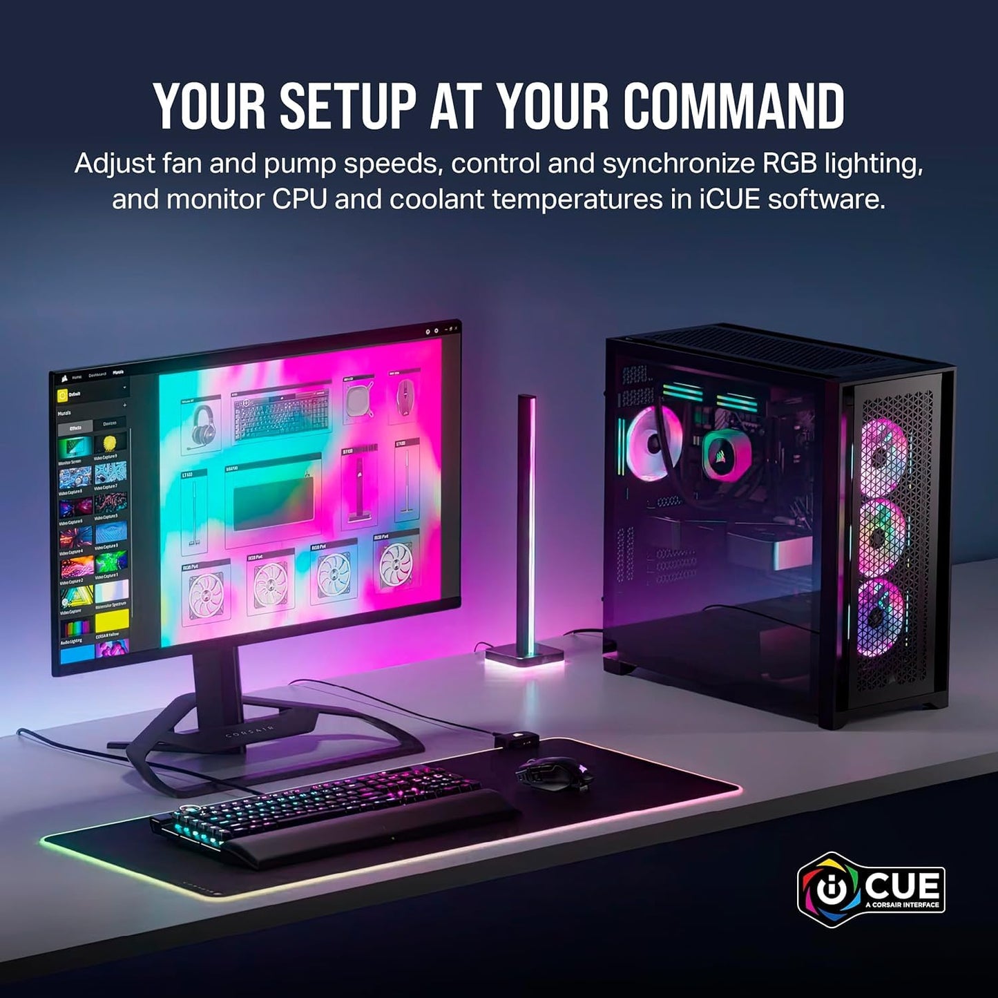 CORSAIR ICUE LINK H150I RGB AIO LIQUID CPU COOLER (CW-9061003-WW)