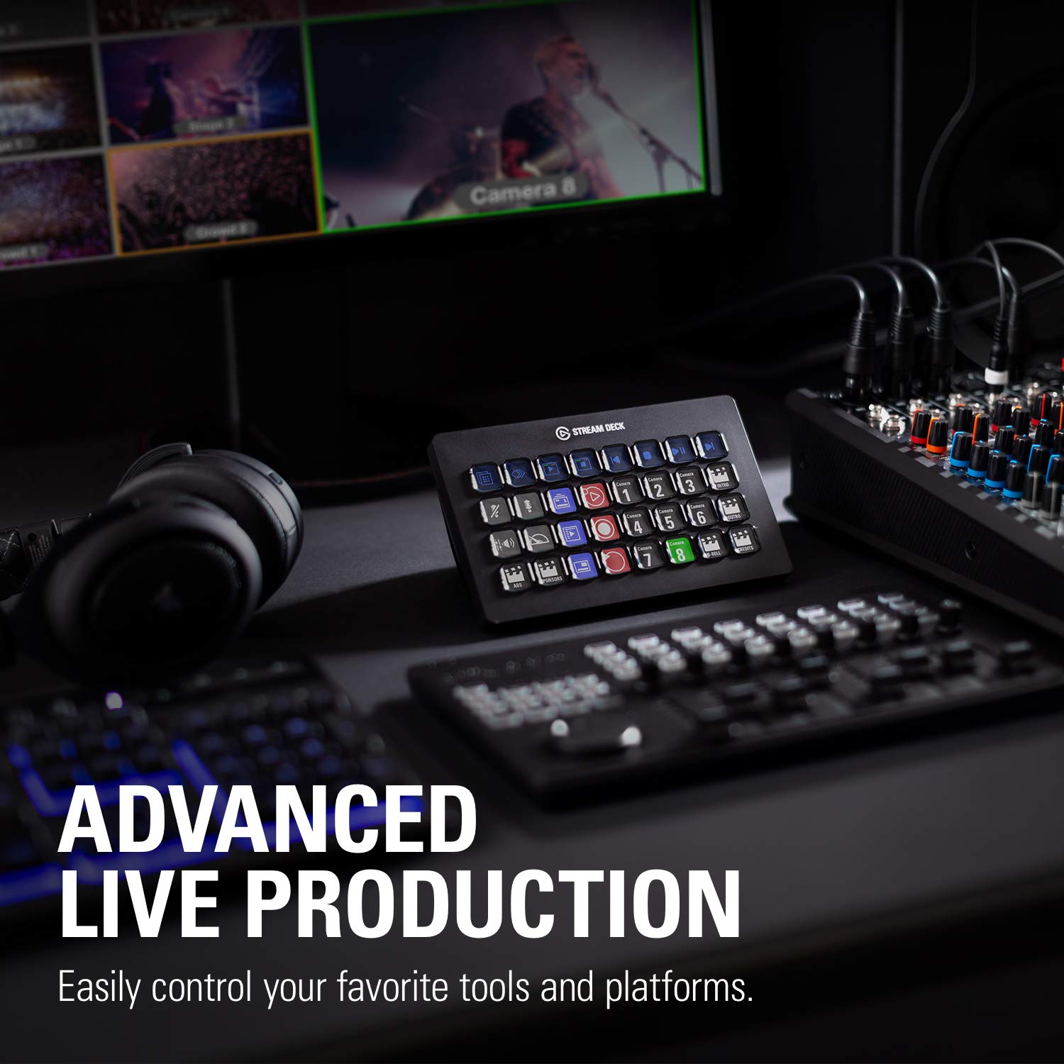 ELGATO STREAM DECK XL - ADVANCED STREAM CONTROL WITH 32 CUSTOMIZABLE L