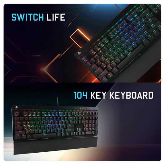 COSMIC BYTE CB-GK-29BLACK EYE PRO (BLACK) GAMING KEYBOARD