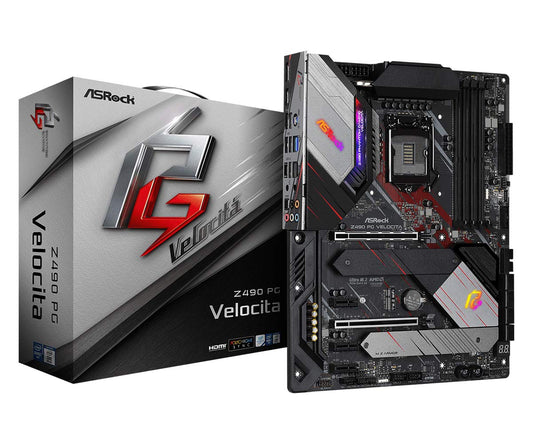 ASROCK Z490 PG VELOCITA INTEL Z490 ATX MOTHERBOARD