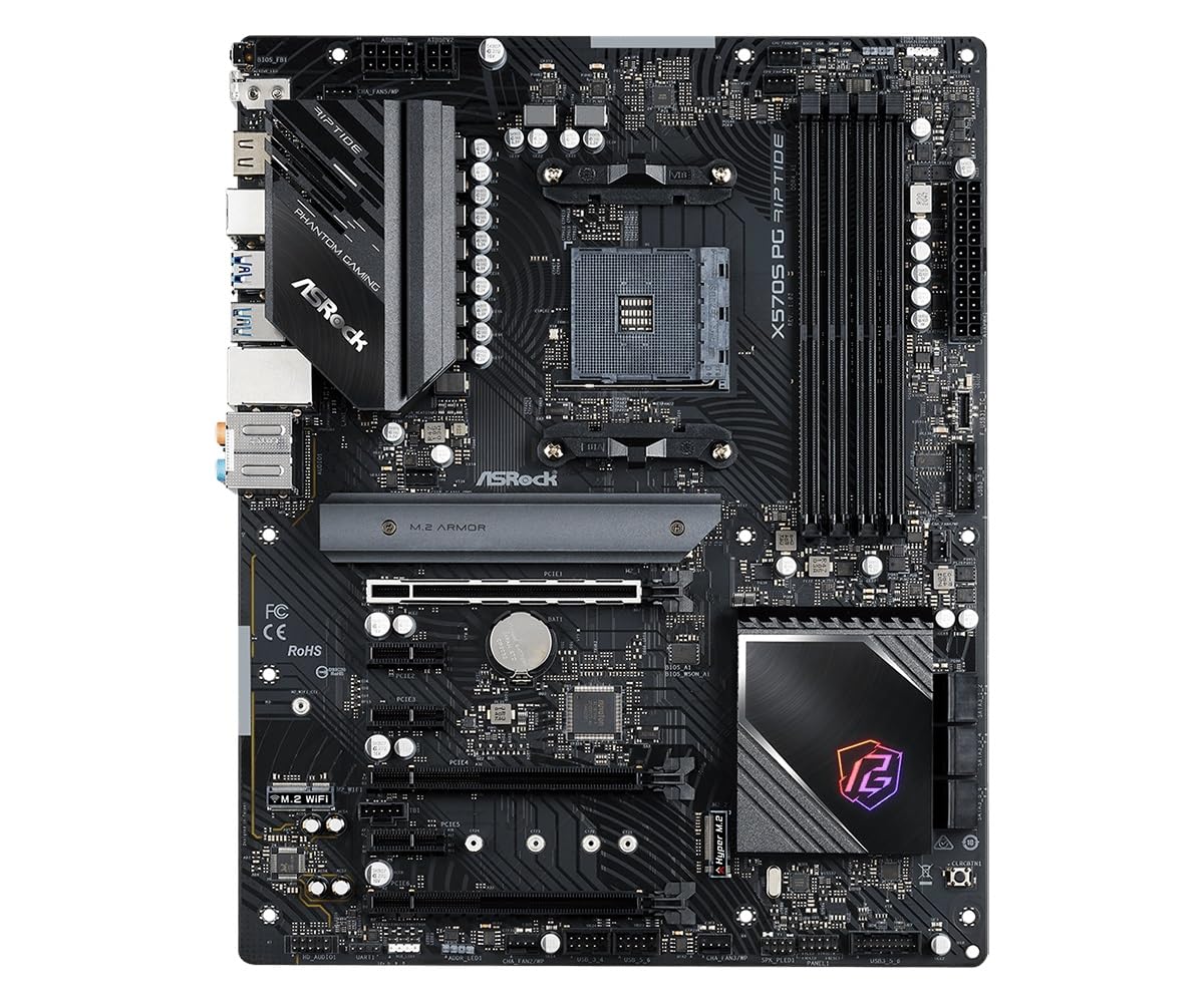 ASRock X570S Pg Riptide Amd Ryzen 5000 Series Cpu(Soket Am4)